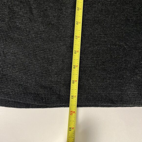 U.S. Polo Assn. Mens XXL Dark Gray Long Sleeve Waffle Knit Henley Thermal NEW - Picture 7 of 7